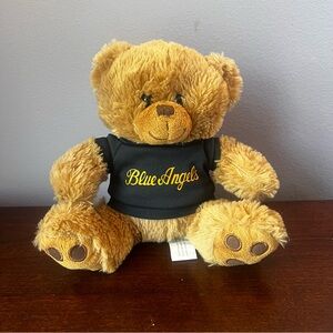 HitWear USA Navy Blue‎ Angels Teddy Bear, Excellent Condition Navy Blue Shirt